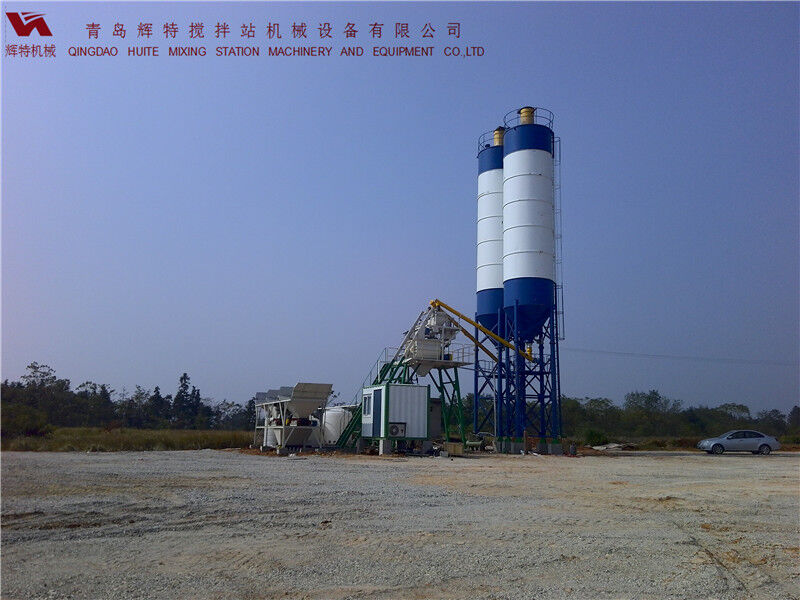 攪拌站HZS35易損件少，維護簡單，運行費用低