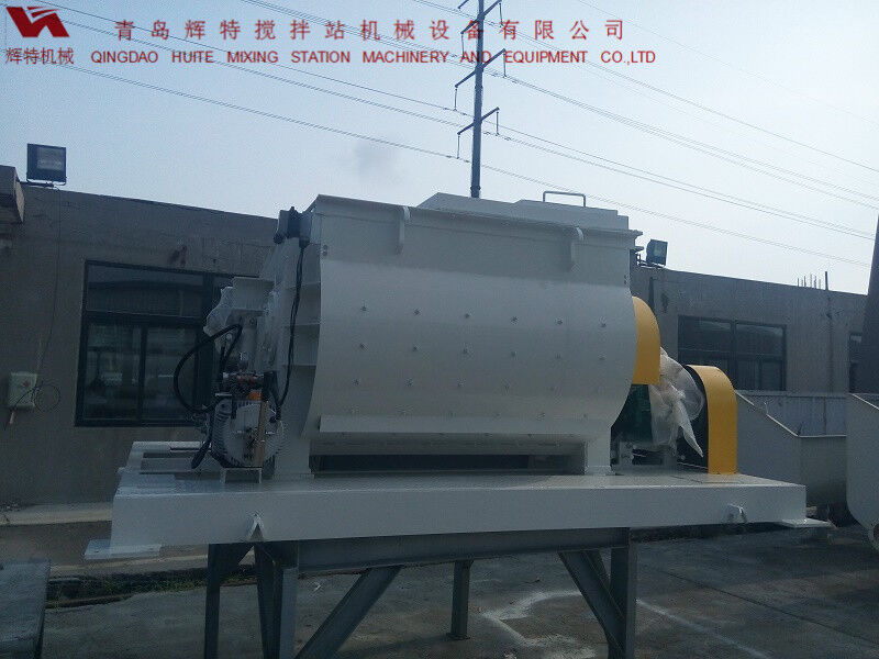 JS750攪拌臂采用偏心式設(shè)計(jì)，延長(zhǎng)使用壽命，青島輝特機(jī)械