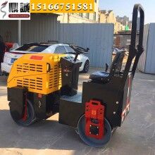 內(nèi)外兼修！1噸雙鋼輪振動壓路機(jī) 全液壓柴油壓路機(jī) 振動小碾子